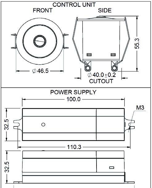 Product dimensions